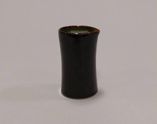 Porcelain Pourer with Tenmoku and Celadon Glazes