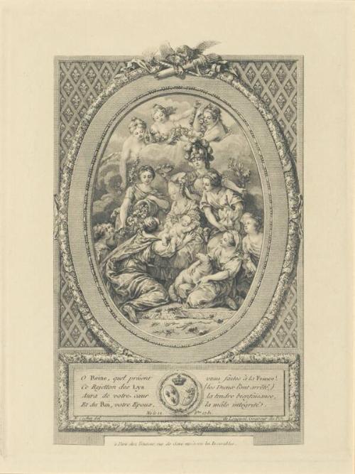 Marie-Antoinette Receiving The Congratulations Of France On The Birth Of The Dauphin
