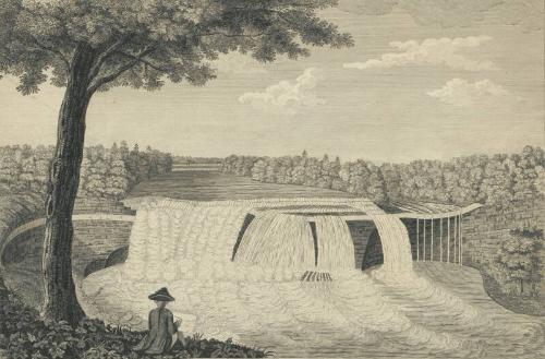 A South East View Of The Great Cataract On The Casconchiagon Or Little Teneca's River On Lake Ontario