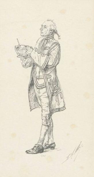 Footman in 18th century Costume