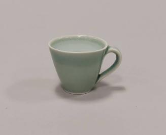 Porcelain Espresso Cup with Celadon Glaze