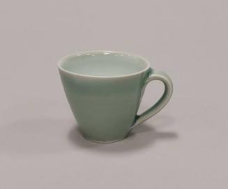 Porcelain Espresso Cup with Celadon Glaze