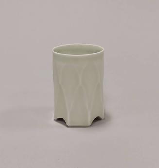 Porcelain Facetted Beaker