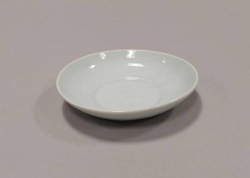 Porcelain Saucer with Celadon Glaze