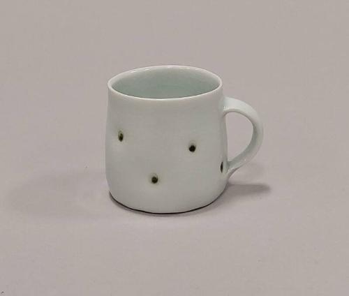 Porcelain Espresso Cup with Celadon Glaze