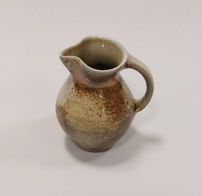 Medium Jug With Celadon And Wood Ash Glazes