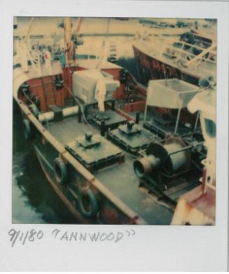 Colour Photograph Showing The Stern Winch Of The Fishing Vessel 'annwood'