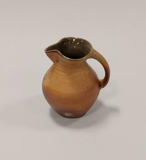 Stoneware Medium Jug with Celadon and Wood Ash Glazes