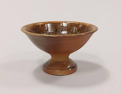 Stoneware Small Tazza with Wood Ash Glaze