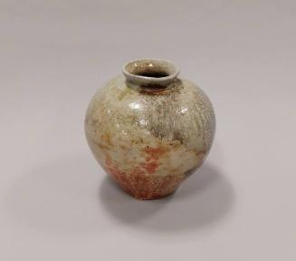 Large Bulbous Jar With Celadon and Wood Ash Glaze