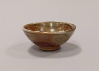 Small Bowl With Celadon, Shino and Wood Ash Glaze