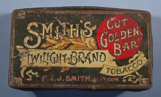 F & J Smith's Cut Golden Bar Twilight Brand Tobacco Tin