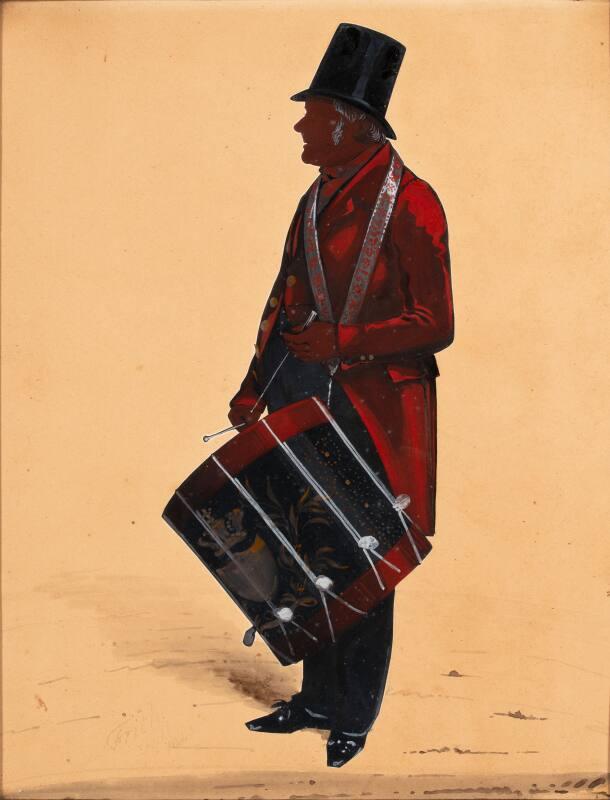 Painting Of Town Drummer