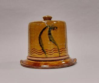 Earthenware Large Cheese Bell with Dish