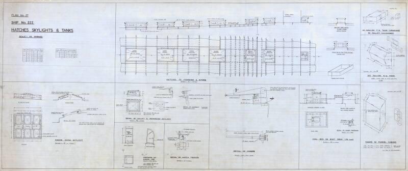 Boston Fury (222) - hatches, skylights and tallies