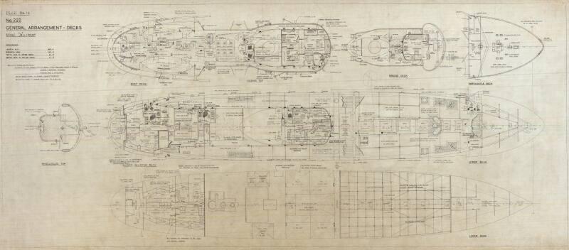 Boston Fury (222) - general arrangement (decks)