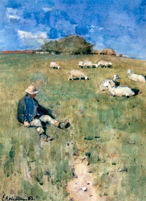 The Young Shepherd by Edward Arthur Walton