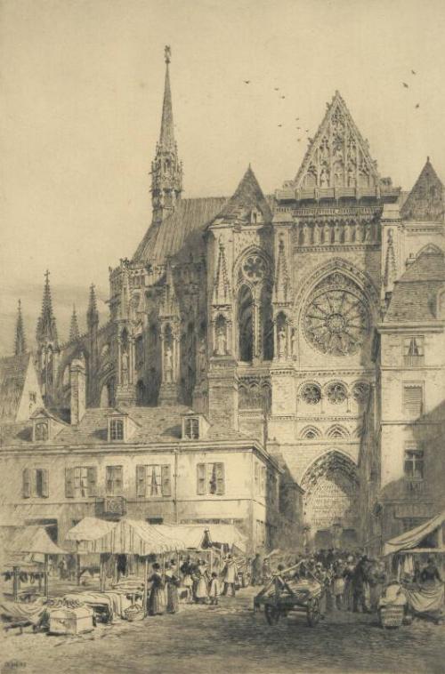 Exterior of Rheims Cathedral