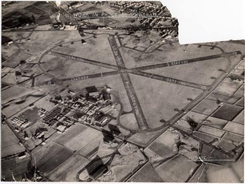 Aerial View Of Dyce Airport