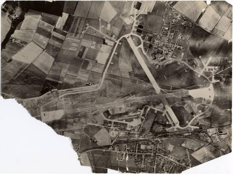 Aerial View Of Dyce Airport