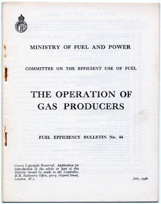 The Operation of Gas Producers