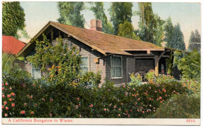 California Bungalow in Winter