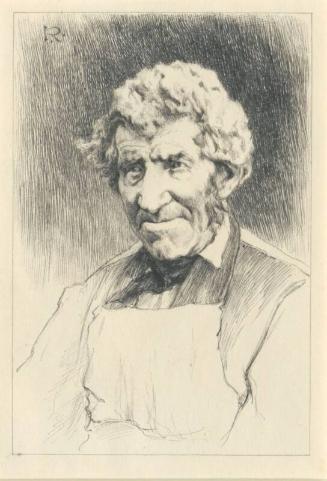 Roderick McAul, the Souter - Illustration for "Johnny Gibb of Gushetneuk" by William Alexander