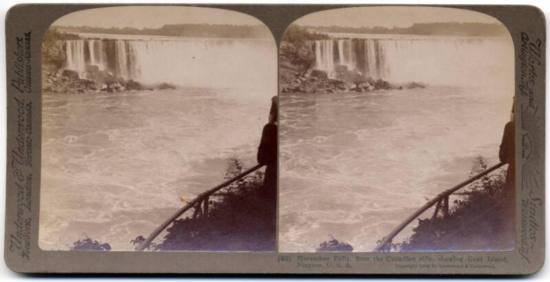 Stereogram of Horseshoe Fallls, Niagara