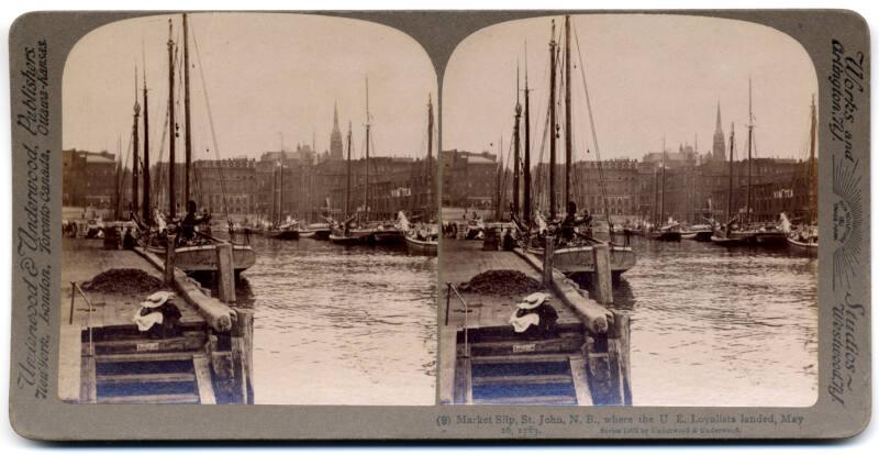 Stereogram of St. John Harbour , N.B, Canada