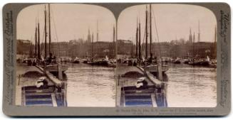 Stereogram of St. John Harbour , N.B, Canada