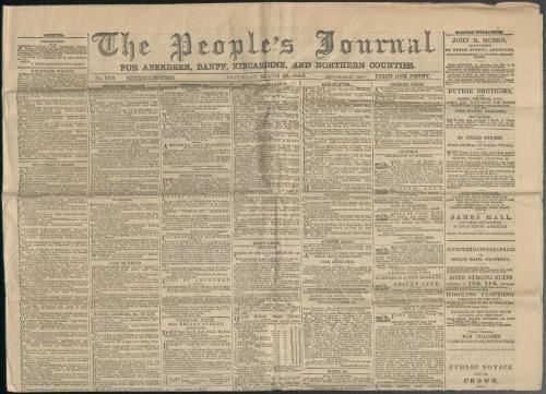 The People's Journal, for Aberdeen, Banff, Kincardine, and Northern Counties, Saturday March 25th, 1882