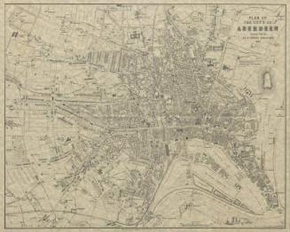 Plan of the City of Aberdeen, Prepared for the Post Office Directory, 1880.