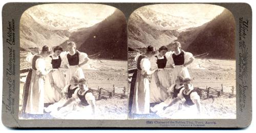 Stereogram of Austrian Scene