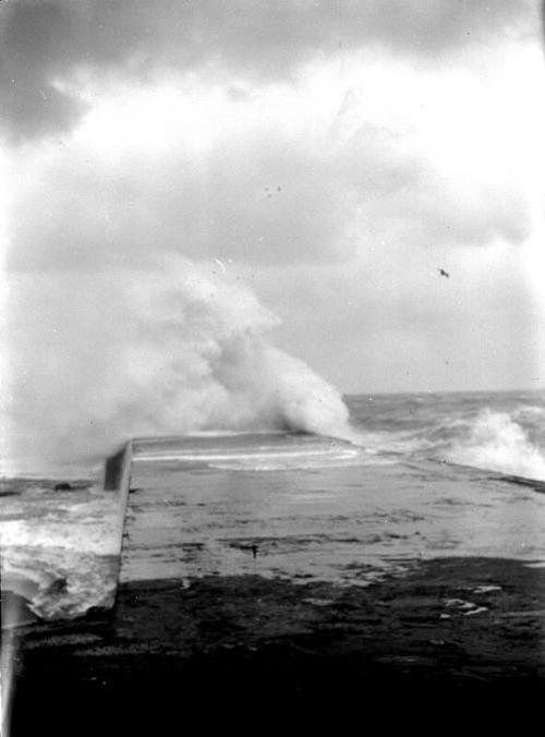 Waves Breaking Over South Breakwater Pier