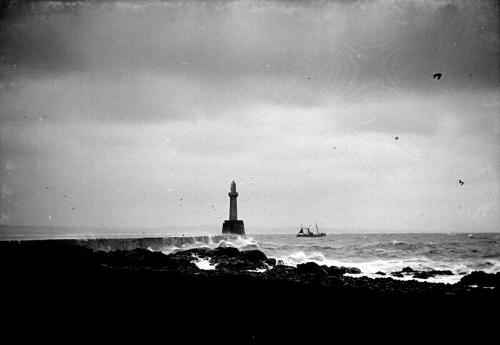 Trawler Leaving Harbour by South Breakwater Pier