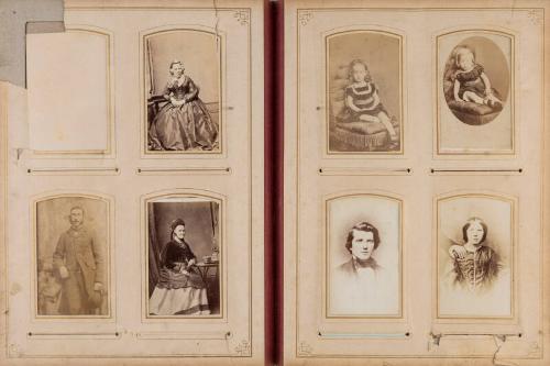 Carte De Visite Image:Seated Girl