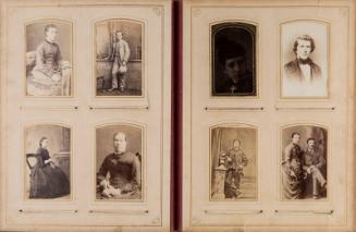 Carte De Visite Image: Woman Wearing Crucifix