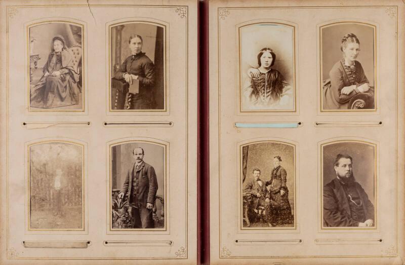 Carte De Visite Image: Seated Man Woman Standing