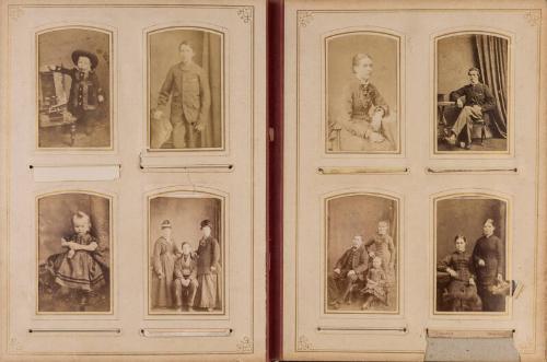 Carte De Visite: Child Standing by Chair with Model Boat