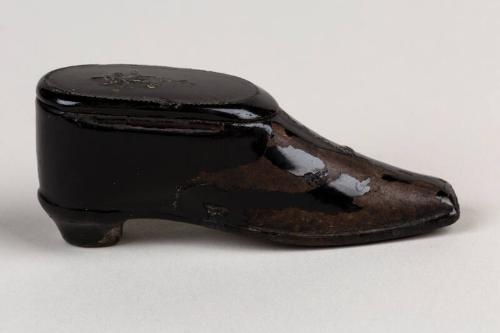 Snuff Box In The Form Of A Miniature Shoe