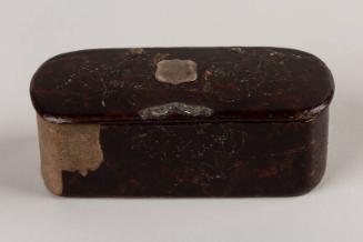 Papier Mache Rectangular Snuff Box