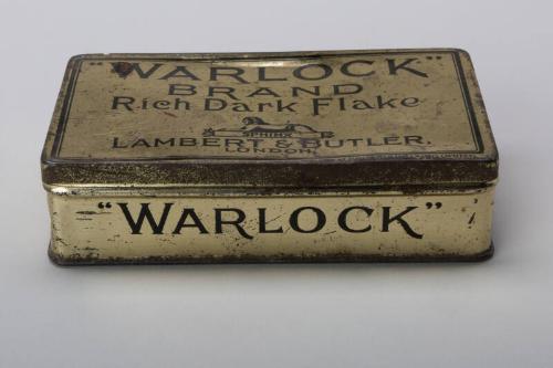Tin Of Tobacco, "Warlock" Brand