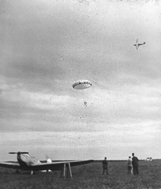 Parachutist Descending