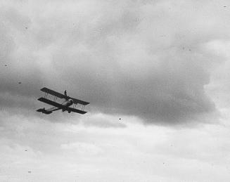 Wing Walker on Avro 504K Biplane