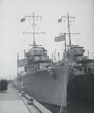 Destroyers in Harbour