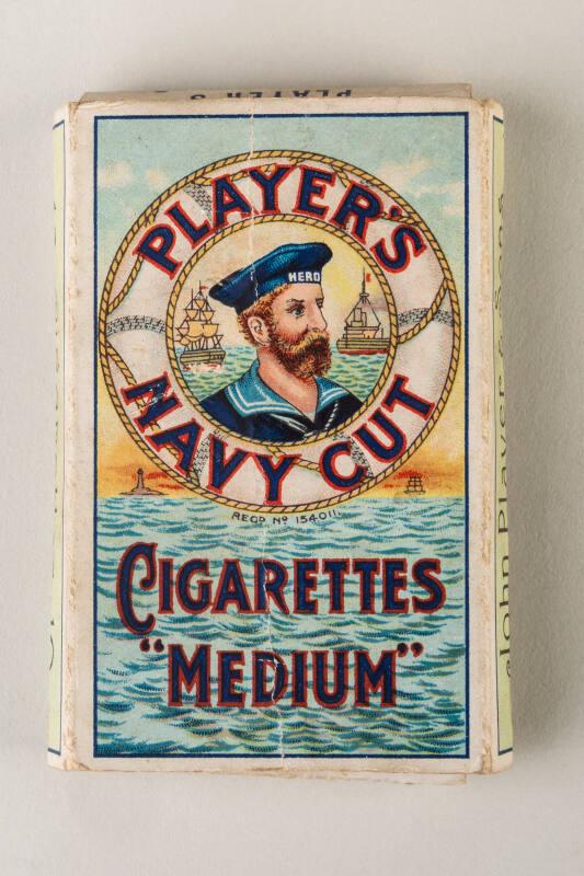 Small Player's Navy Cut Medium Cigarettes Card Box