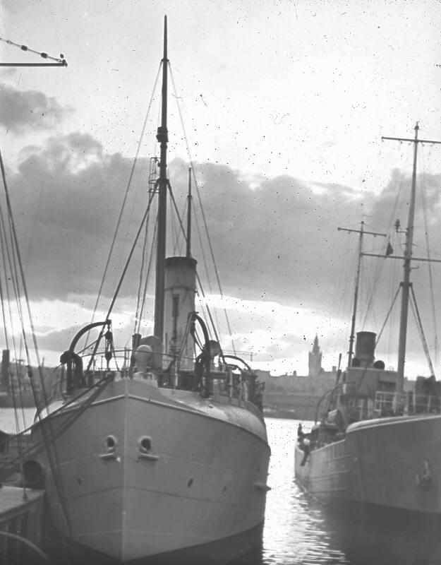 Naval Vessels in Harbour