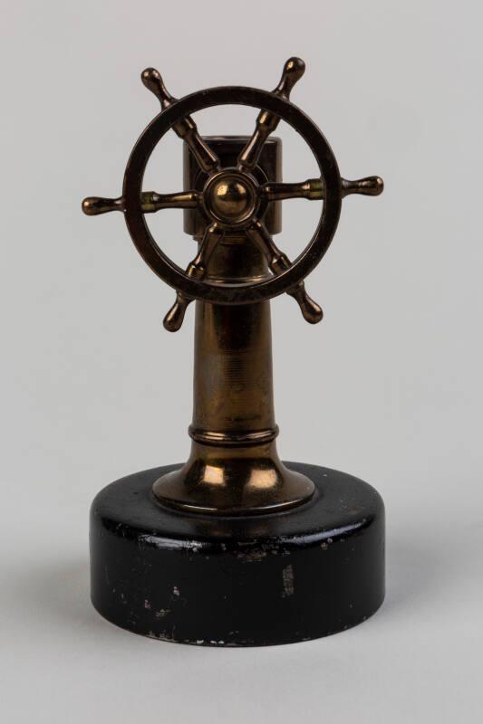 Novelty Cigar Cutter In The Shape Of A Ship's Wheel