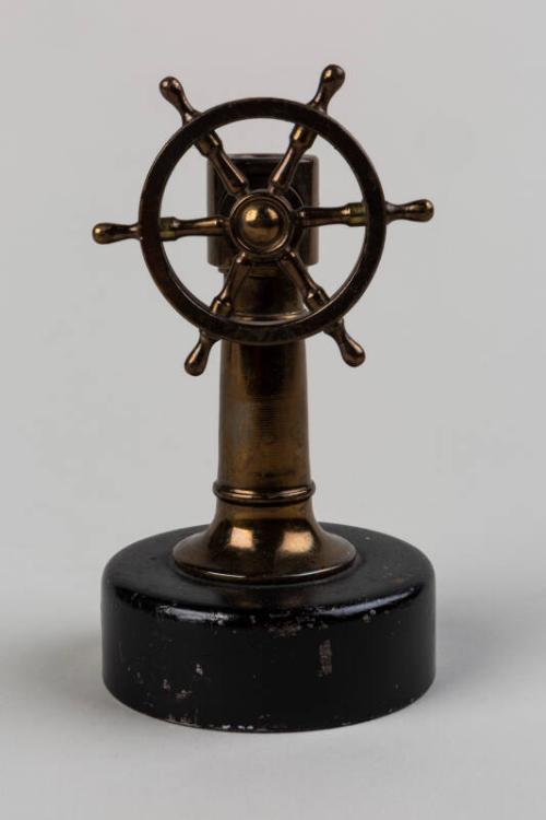 Novelty Cigar Cutter In The Shape Of A Ship's Wheel