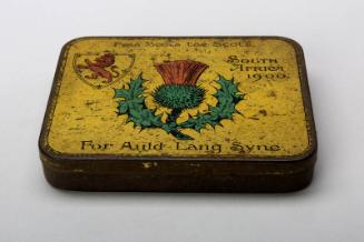 Cigarette Tin Presented To Scottish Soldiers In South Africa, 1900